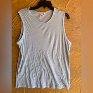 NWOT James Perse Natural Slub Muscle Tank in Cashew Size Large (3)